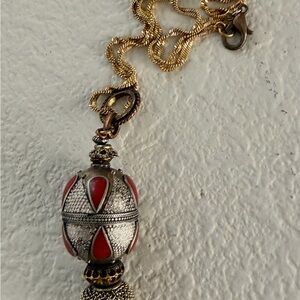 Elegant Gau Tibetan prayer box necklace